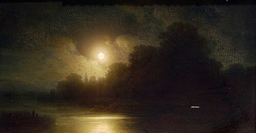 Moonlight Scene, , William West