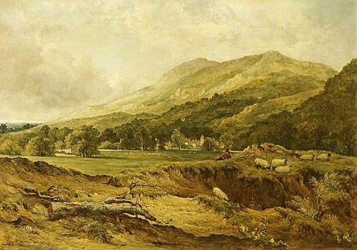 A View in Radnorshire, 1841, William West