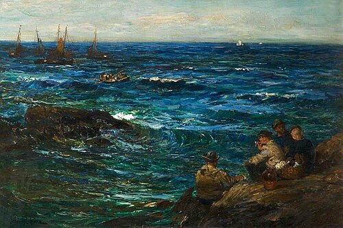 Pilchard Fishers, 1901, William Willis