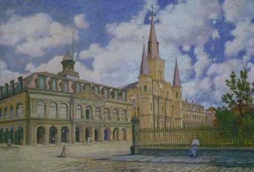 Jackson Square, 1909, William Woodward