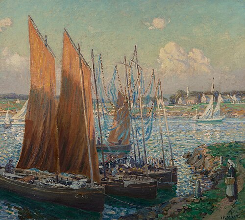 Summer Day at the Harbor, , Wilson Henry Irvine