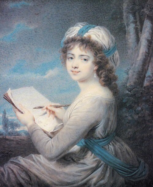 Portrait of Anna Maria Potocka, 1796, Wincenty Fryderyck Lesseur