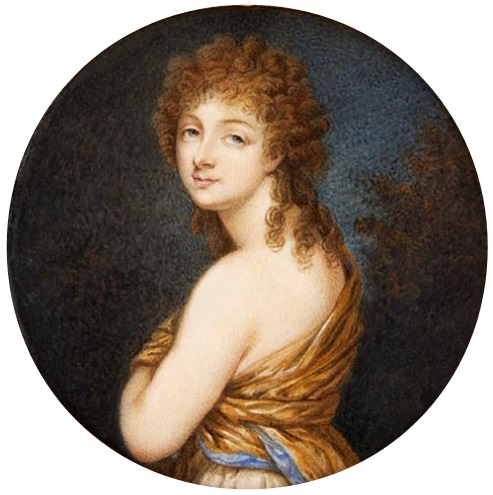Miniature de Rozalia Lubomirska née Chodkiewicz., 1794, Wincenty Fryderyck Lesseur