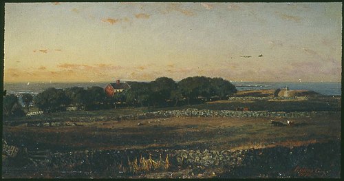 Farmhouse at Rye Beach, New Hampshire, 1870, Winckworth Allan Gay