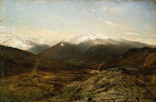 Presidential Range in Early Autumn, 1855, Winckworth Allan Gay