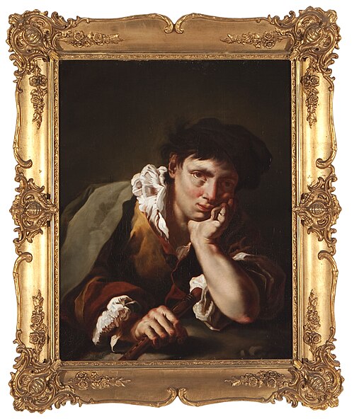 Flute-Player, 1864, Augusta Granberg