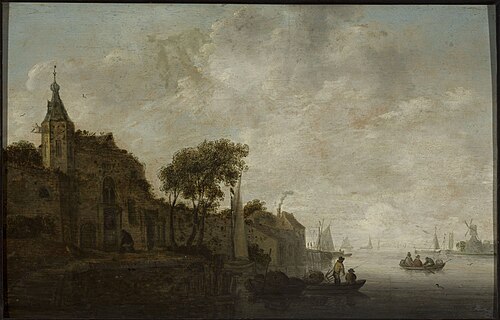 Vue d'un canal., 1644, Wouter Knijff