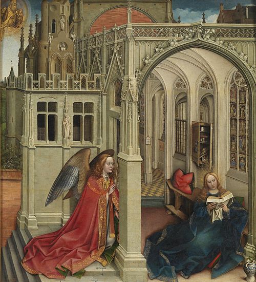 Annunciation, 1420, Robert Campin