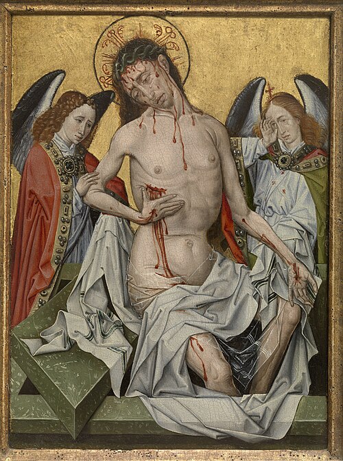 The Man of Sorrows, 1430, Robert Campin