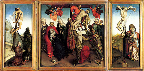 The Descent from the Cross, 1450, Robert Campin
