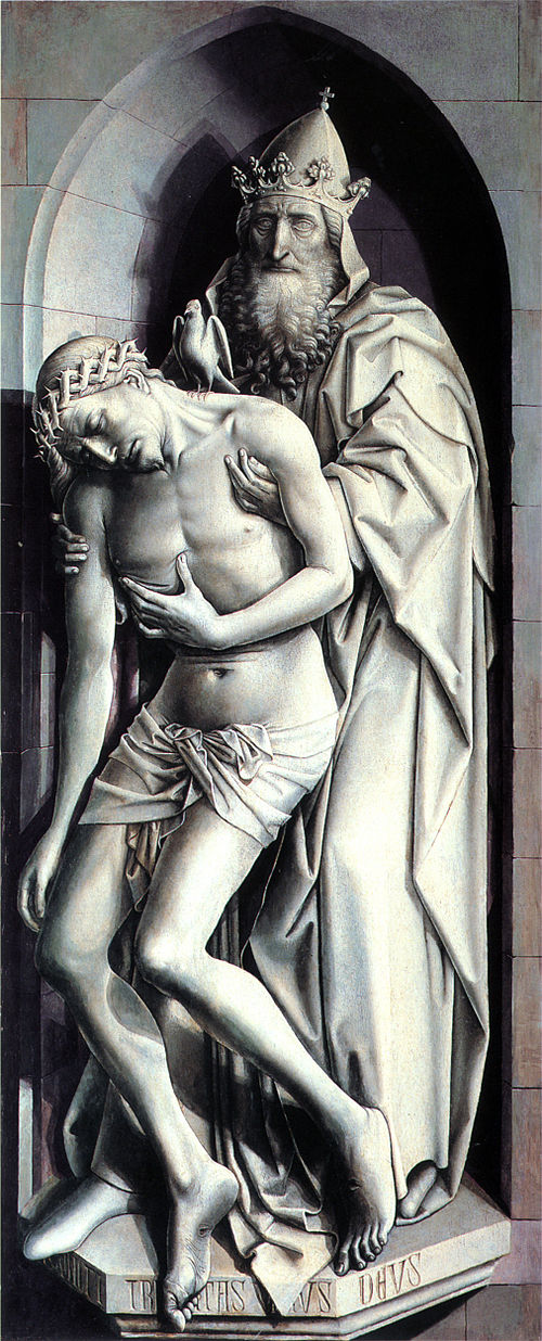 The Trinity, 1429, Robert Campin