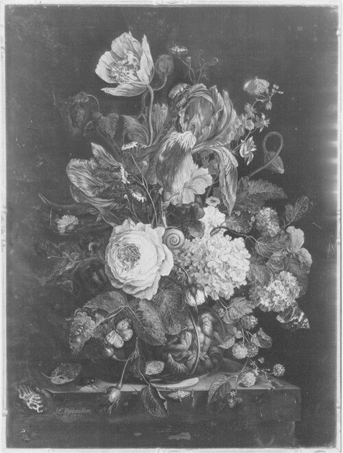 Blumenstillleben, 1771, Johanna Elisabeth Weydmüller