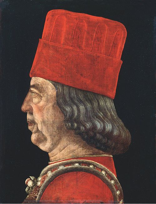 Portrait de Borso d'Este, 1470, Baldassare d'Este