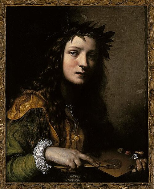 Muse of Painting, 1625, Giovanni Battista Lupicini