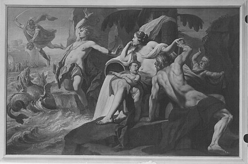 Befreiung der Andromeda, 1732, Balthasar Augustin Albrecht