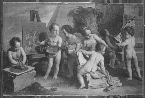 Allegorische Darstellung, 1731, Balthasar Augustin Albrecht
