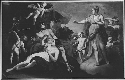 Fehltritt der Kallisto, 1726, Balthasar Augustin Albrecht