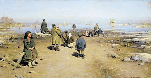 Waiting for the Boat, , Abram Arkhipov