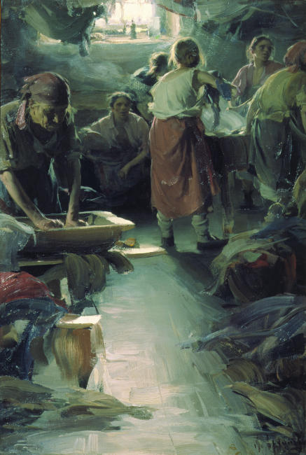 The Washer Women, 1899, Abram Arkhipov