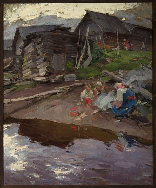 Dans la soirée., 1910, Abram Arkhipov