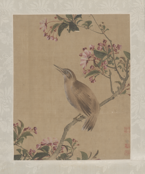 袁江花鸟图条屏, , Yuan Jiang