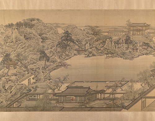 View of a Garden Villa, 1720, Yuan Jiang