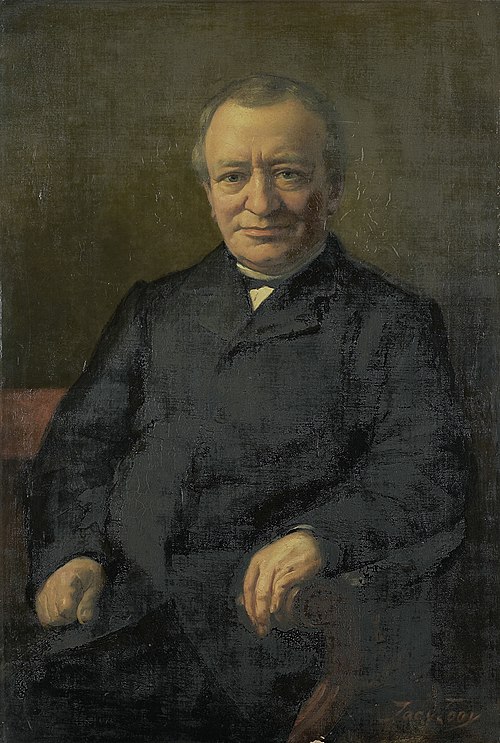 Anthonie Gerardus van der Hout (1820-92), 1886, Jacobus van Looy