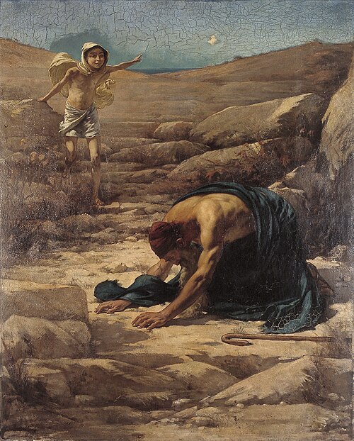 Elia op de Karmel, 1884, Jacobus van Looy