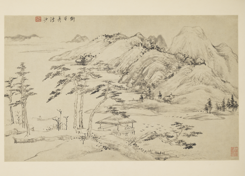 查士标西陂诗意图册, , Zha Shibiao