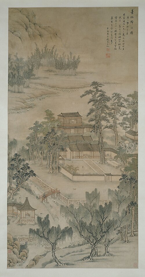Mansion by the River, 1810, Zhang Yin