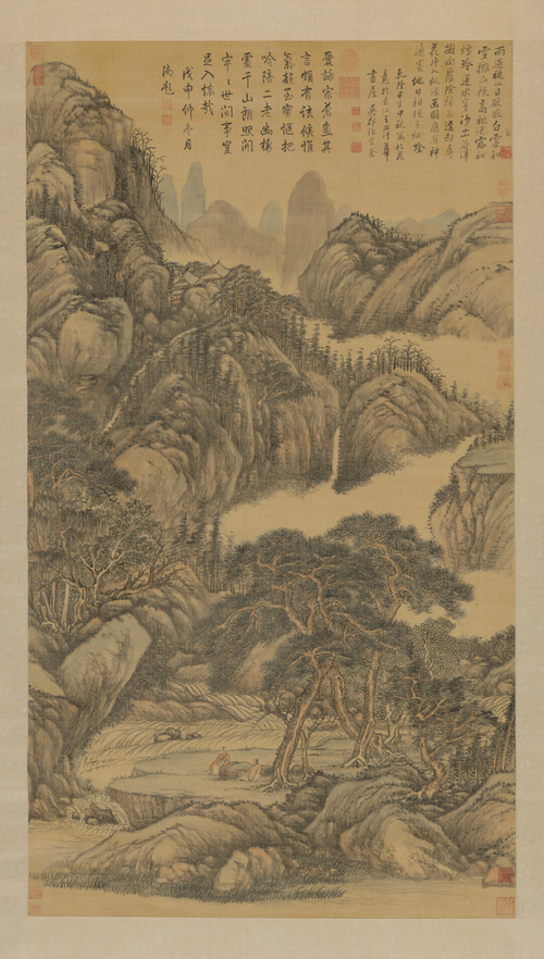 张宗苍山水轴, , Zhang Zongcang