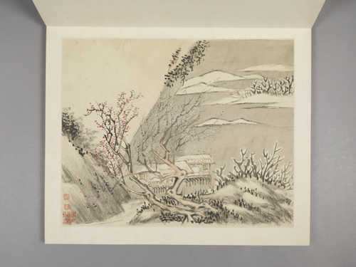 张宗苍、张冾山水合绘册, , Zhang Zongcang