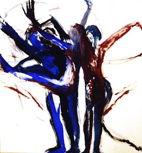 Blauer Tanz, 1994, Barbara Heinisch