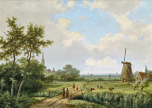 Summer Landscape, 1855, Barend Cornelis Koekkoek