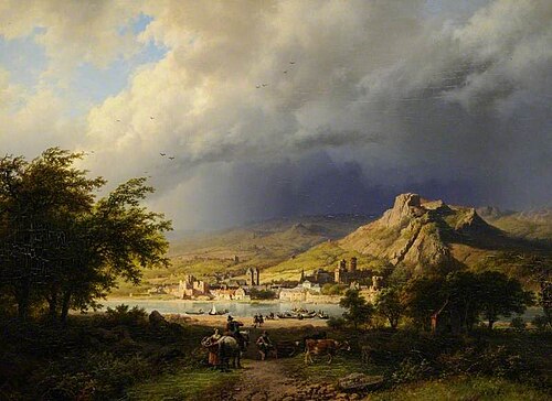 A Coming Storm, 1855, Barend Cornelis Koekkoek