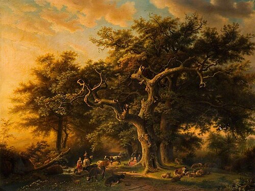 Woodland Scene, , Barend Cornelis Koekkoek