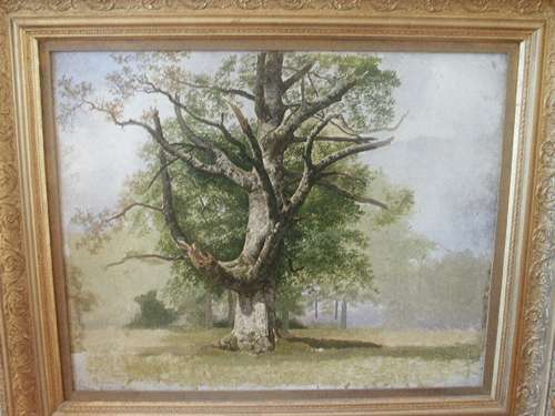 De grote beuk bij kasteel Moyland, 1840, Barend Cornelis Koekkoek
