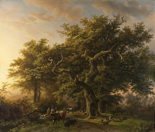 Vue forestière, 1848, Barend Cornelis Koekkoek