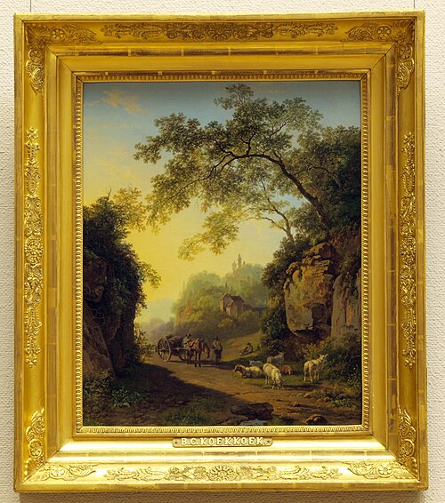 Zomerlandschap, 1828, Barend Cornelis Koekkoek