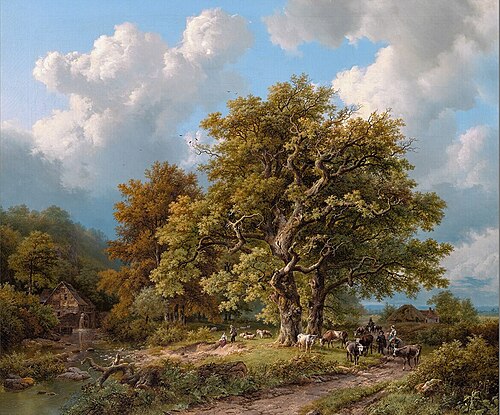 Summer Landscape, 1837, Barend Cornelis Koekkoek