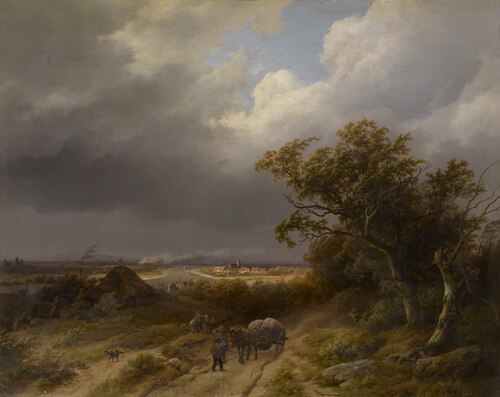 Landscape near Cleves, 1846, Barend Cornelis Koekkoek