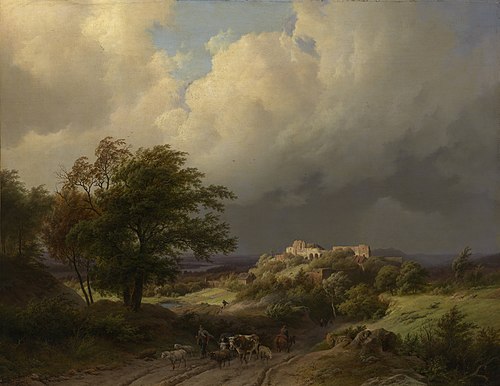 Morning Landscape, 1844, Barend Cornelis Koekkoek