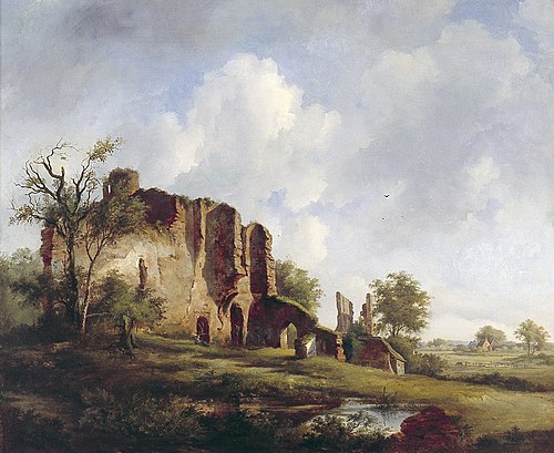 Ruïne van Brederode, , Barend Cornelis Koekkoek