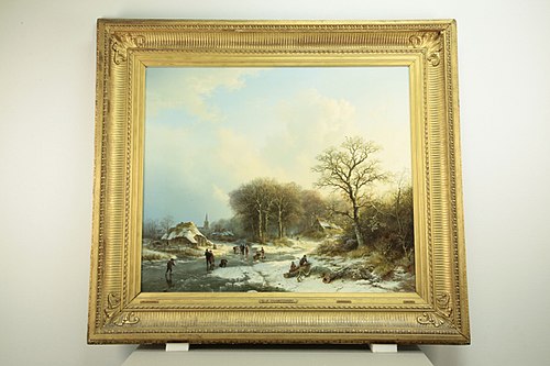 Winter Landscape, 1839, Barend Cornelis Koekkoek