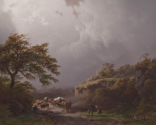 De Storm, 1840, Barend Cornelis Koekkoek