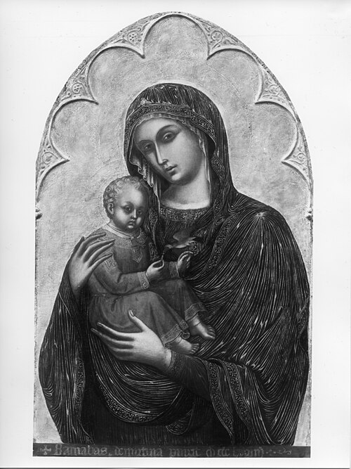 Madona and Child, 1369, Barnaba da Modena