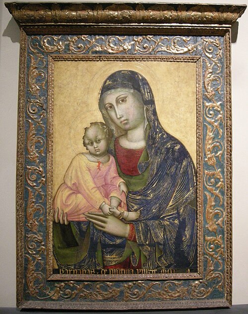 Madonna mit Kind, 1350, Barnaba da Modena
