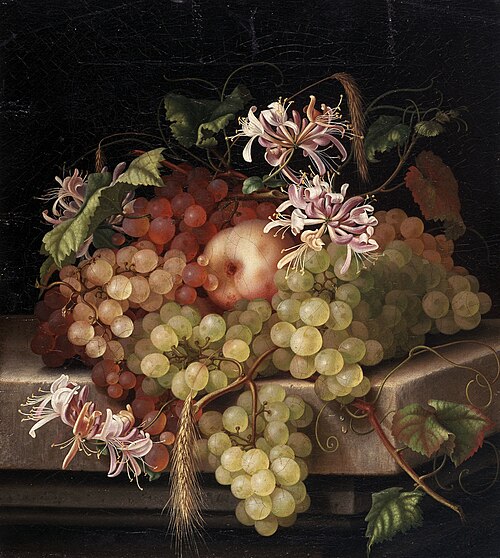 Fruits et fleurs, 1862, Adelheid Dietrich
