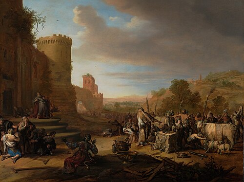 Saints Paul and Barnabas at Lystra (Sacrifice at Lystra), 1637, Bartholomeus Breenbergh