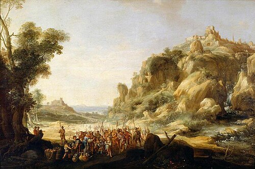 Abraham and Melchizedek, 1633, Bartholomeus Breenbergh